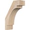 Ekena Millwork 3 1/2"W x 8"D x 12"H Merced Smooth Knee Brace, Douglas Fir BRC04X08X12MRC00SDF - alternate 1